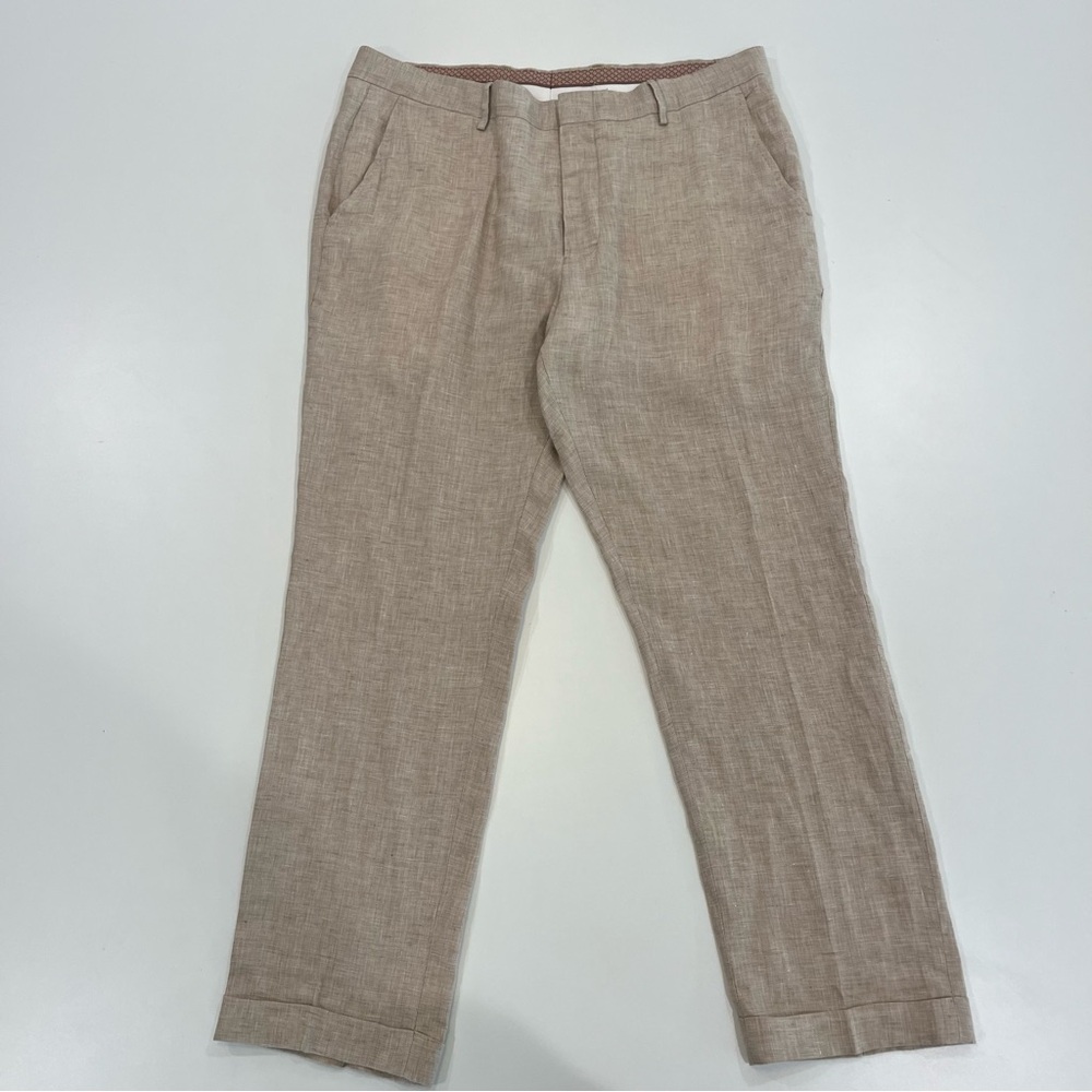 BAIRD MCNUTT Linen Trousers Murano Alex Fit | Mens 36x30